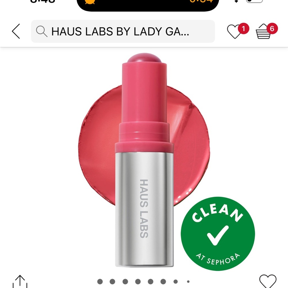 Haus labs hydrating glass lip + cheek blush balm stick